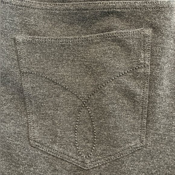 Calvin Klein Women's Stretch Ponte Pants, Dark Grey Heather, Size 8 - Picture 3 of 7
